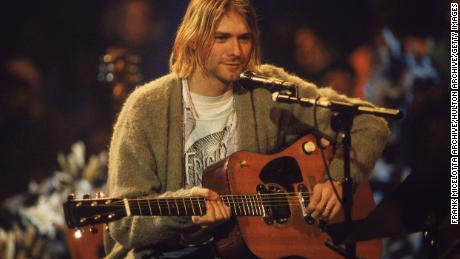 Kurt Cobain&#39;s famous sweater, still unwashed, and other rare rock memorabilia go up for auction 