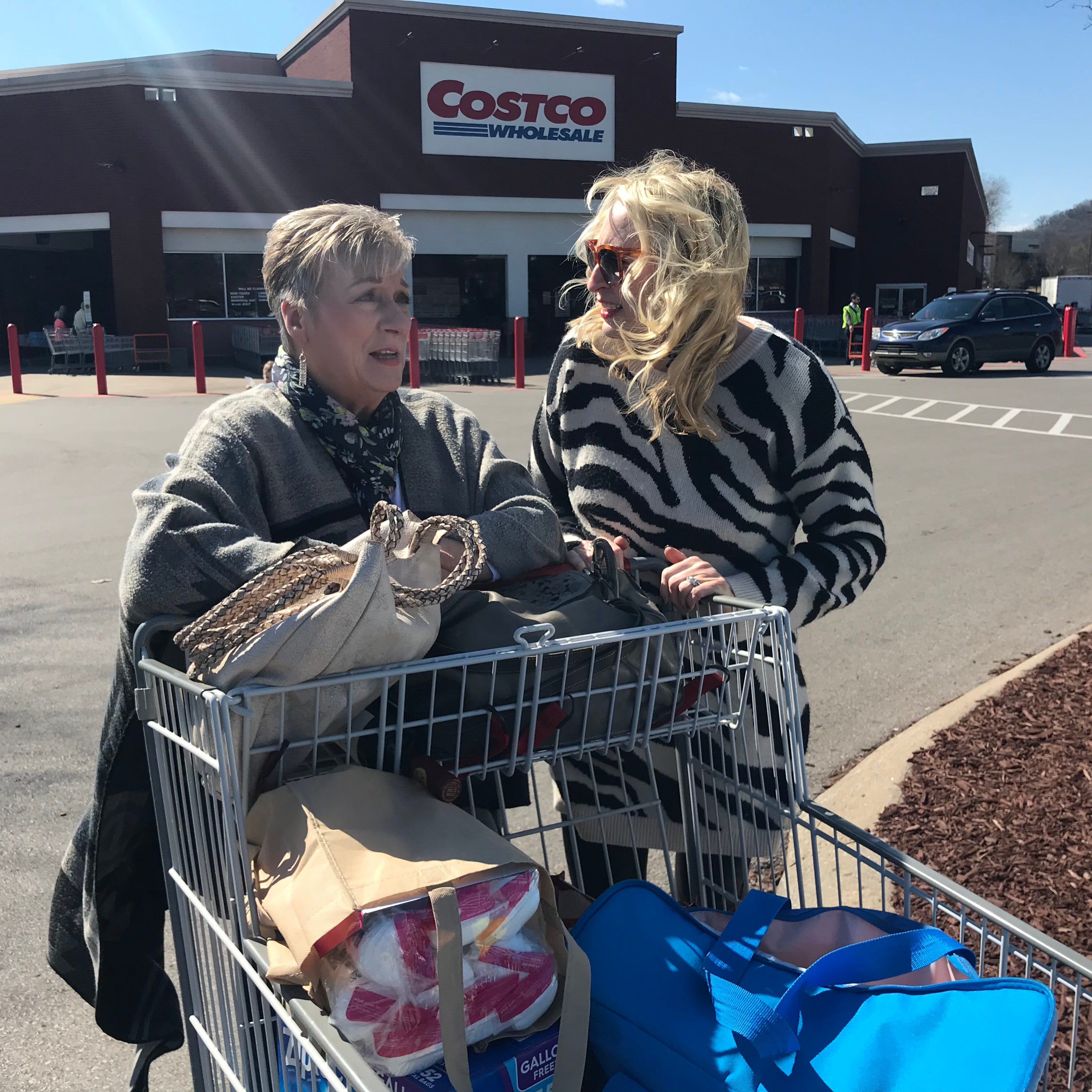 Nancy Garrett and her daughter Kelsey Walny made a shopping trip to Costco Wholesale in Brentwood, located on Seaboard Lane, bordering of Cool Springs.