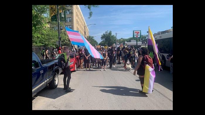 Reclaim Pride event on Sunday, June 28, 2020. (Courtesy Ashabi Owagboriaye)