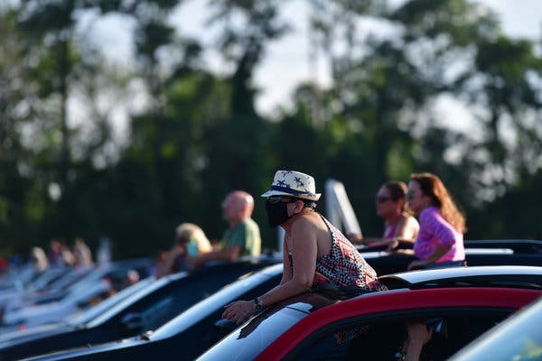 Drive-in concerts have become one way for live music to resume around the country as the pandemic keeps many indoor venues shuttered. 