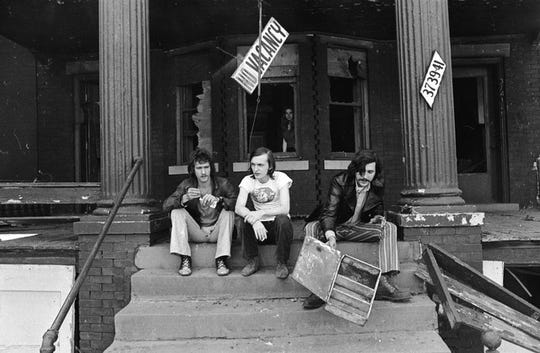 Barry Kramer, Dave Marsh and Lester Bangs, part of the CREEM staff, seen in 'CREEM: America's Only Rock 'n Roll Magazine.'
