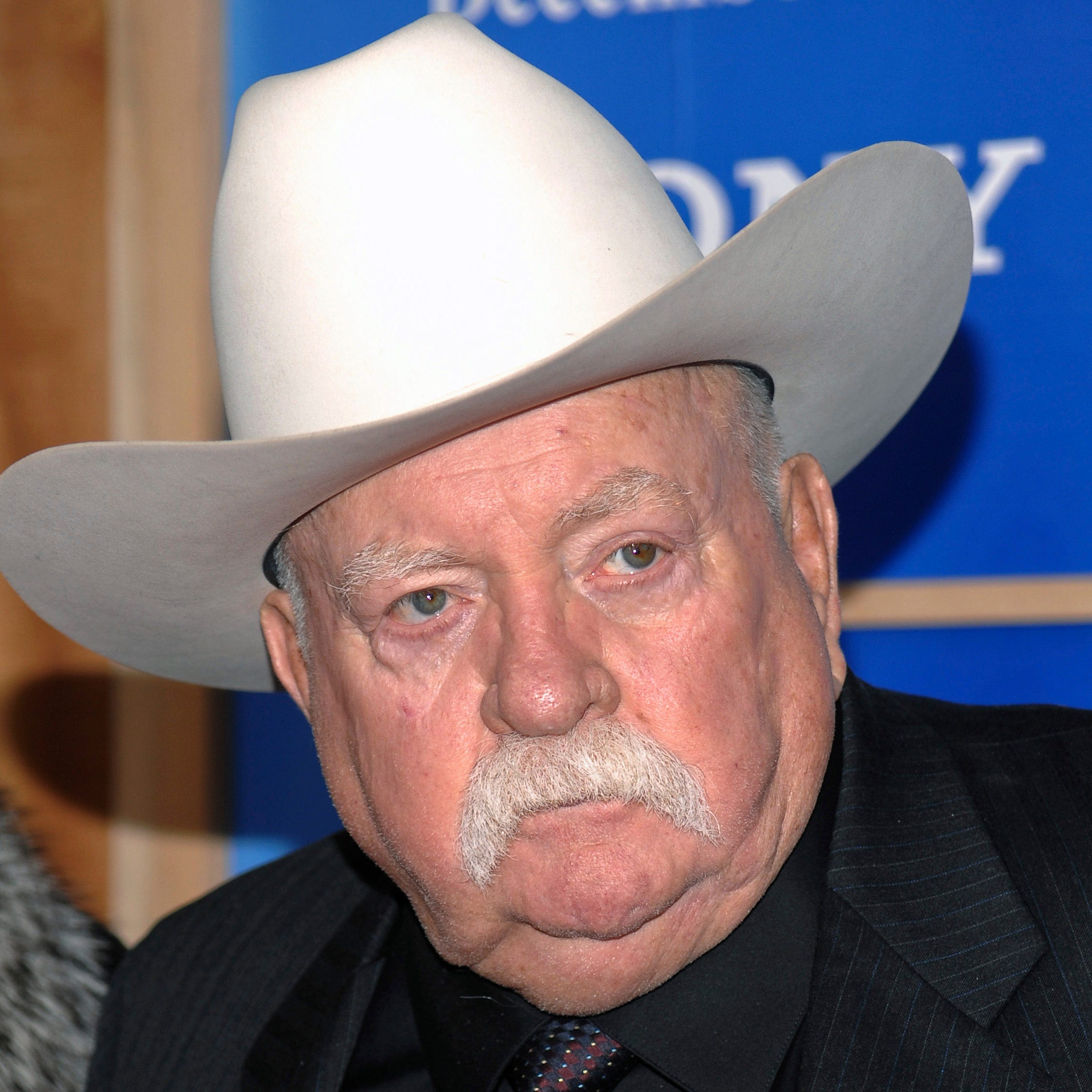 In this 2009 photo, Wilford Brimley attends the premiere of "Did You Hear About The Morgans" at the Ziegfeld Theater in New York.