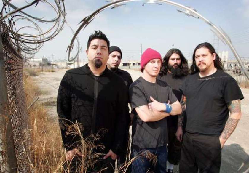 Deftones in 2006,from left, Chino Moreno, Frank Delgado, Abe Cunningham, Stephen Carpenter and Chi Cheng.